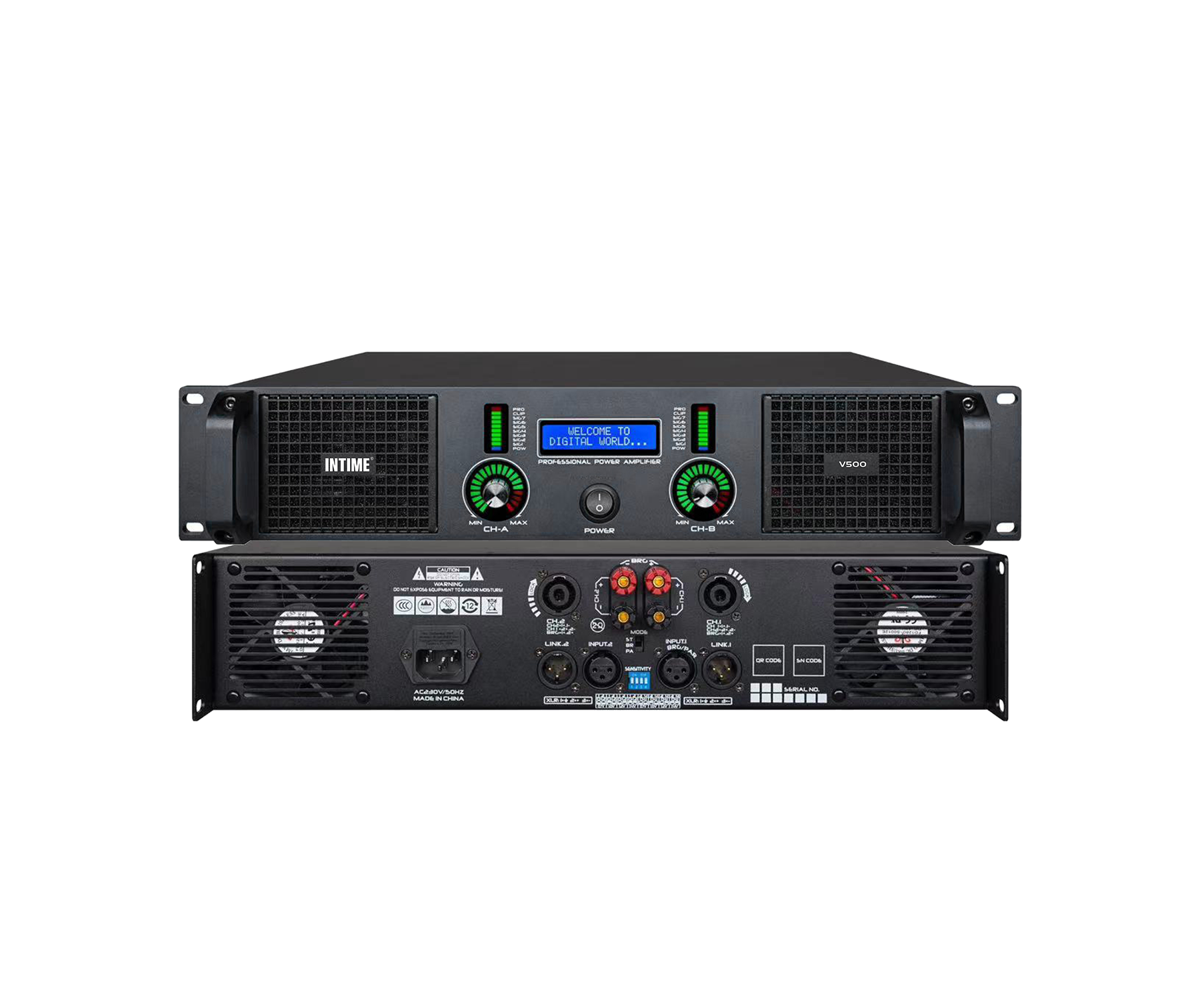 2通道H类模拟功放 V500/V700
